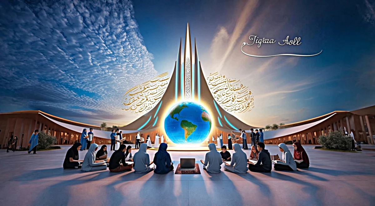 Vision: Highlights the Iqraa for all academy long-term goal of being a global leader in Islamic education and bridging cultural gaps.